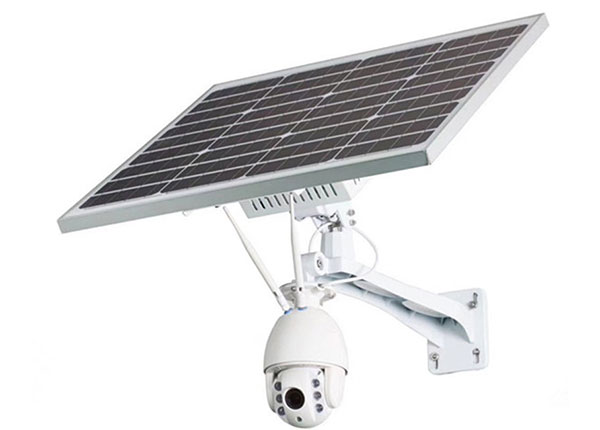 Solar street light with camera